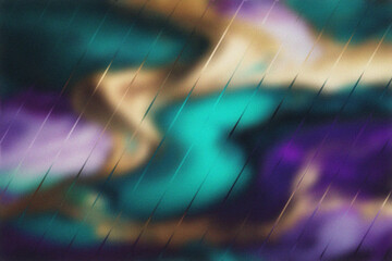 Vibrant abstract bokeh background with dynamic light streaks and rich jewel tones evokes a sense of...