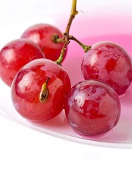 Close-up of fresh red grapes (1)