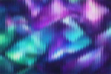Vibrant abstract aurora borealis effect with vertical light streaks and a dreamy, ethereal glow in captivating shades of teal, purple, and pink, perfect for dynamic backgrounds © Safdarali