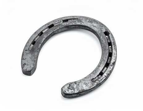 Weathered Metal Horseshoe Rustic Charm and Good Luck Symbol
