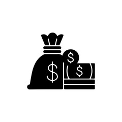 money bag vectors illustration symbol design