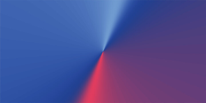 A minimalist gradient background with a sharp convergence of blue red and light blue hues creating a dramatic central focal point.