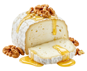 Chèvre goat cheese, isolated on transparent background, png