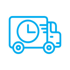 Fototapeta premium Fast Delivery Truck Icon