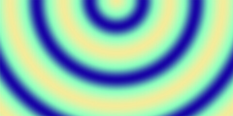 Concentric Waves of Blue and Yellow Create a Soothing and Abstract Backdrop. This Visual Design Features Gradual Transitions Between Hues.