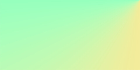 A soothing gradient transitions from a soft mint green to a pale yellow in this abstract background design.