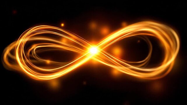 Abstract infinity symbol