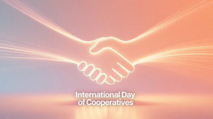 International Day of Cooperatives celebrated with symbolic handshake illustration
