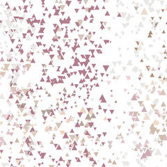 Polygonal beige mosaic background. Abstract low poly vector illustration. Triangular pattern, copy space. Template geometric business design with triangle for poster, banner, card, flyer.