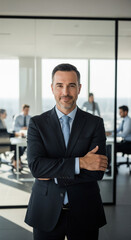 Fototapeta premium portrait of a handsome businessman