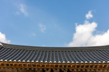 roof and blue sky