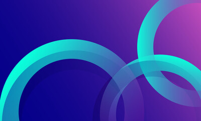 Abstract purple background with blue circles. Vector illustration