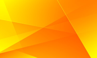 Abstract orange geometric banner background. Vector illustration