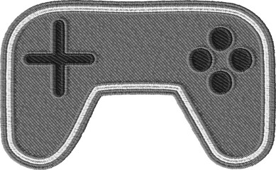 Colorful Game Controller Embroidered © Henrique