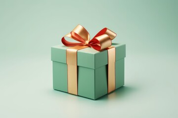 Obraz premium Gift box celebration anniversary decoration.