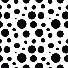 seamless pattern with Polka dot backgound design.eps