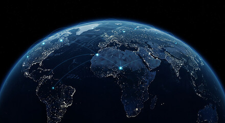 世界をつなぐデジタルネットワークの可視化