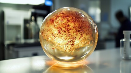 Transparent orb experiment