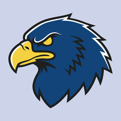 eagle head logo sport illustration