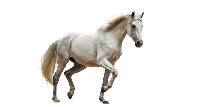 White Horse Galloping