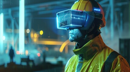 Vr worker night city