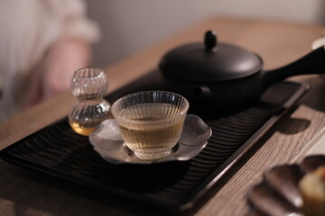 Chinese Tea Arts, tea culture, young woman hand