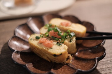 mentaiko egg roll Tamagoyaki 