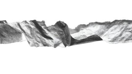 black and white contour on white background