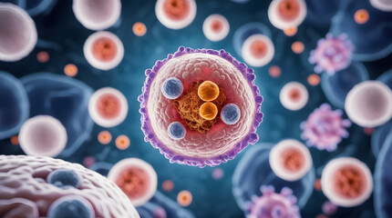 3d rendered illustration of a virus