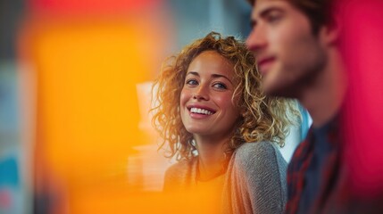 upper. Two coworkers collaborating in modern office, teamwork and innovation. pitch deck slides, case study pages, designed for corporate presentation decks and stakeholder reports.