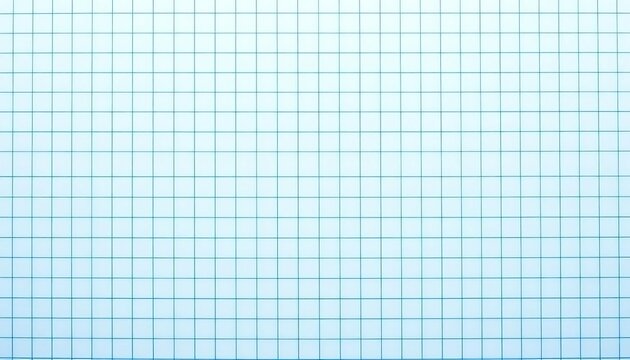 Clean white graph paper background with thin blue lines,  notebook, graph paper