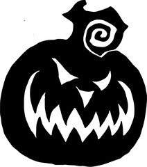 halloween pumpkin head