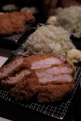 Pork cutlet, Tonkatsu Teishoku, japanese food