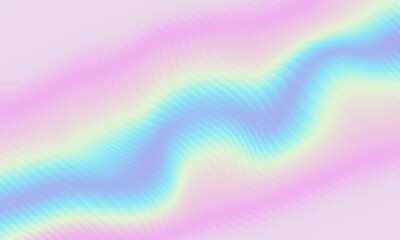 Abstract Diagonal Wave of Cyan and Blue on Soft Pink and White Gradient Background