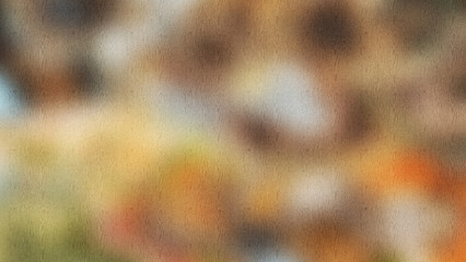 A grainy abstract background features a blend of brown and gray hues, creating a textured and visually interesting surface with a subtle gradient