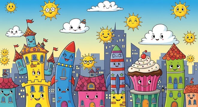City Cartoon Characters.