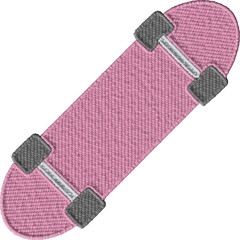 Colorful Embroidered Skateboard Patch
