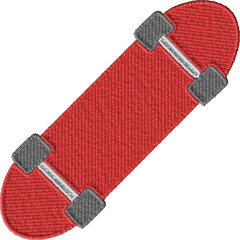 Colorful Embroidered Skateboard Patch