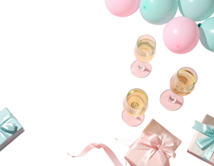 Modern Pastel Holiday Celebration