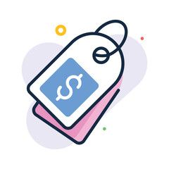 Price tag icon symbolizing sales, offers, discounts, and shopping