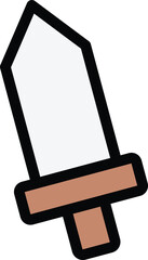 Fototapeta premium a sword icon with a handle