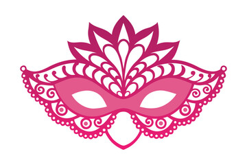carnival mask vector illustration