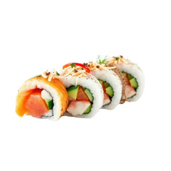 sushi with transparent background PNG and JPEG image