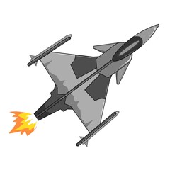 Jas39 Gripen fighter aircraft drawing