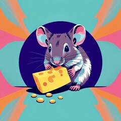 mouse and cheese