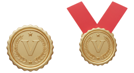 Medal_Championship_Ribbon_Silk_Award_Isolated