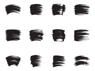 A Set of Marker Line & Calligraphy Brush Stroke Elements – Vol.3