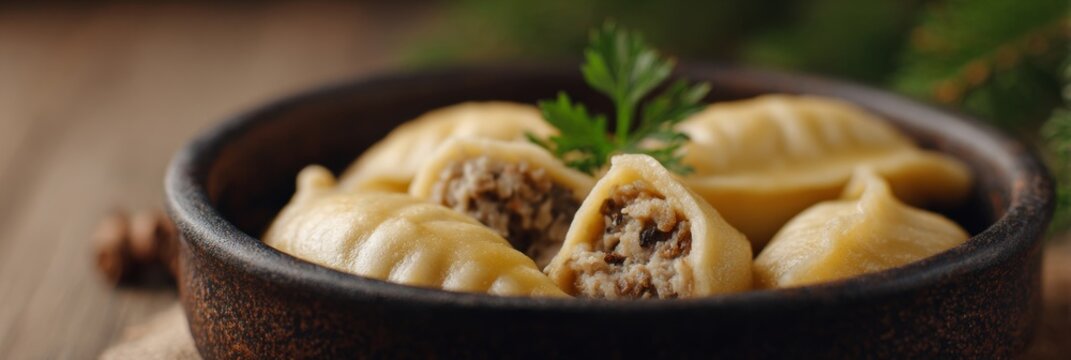 Steamy dumplings cradle savory secrets, perfect for Tatar Sabantuy and Udmurt Vezhlavuk, nestling tradition in every fold