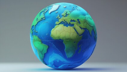 Globe earth world map geography continents countries ocean sea travel international global sphere planet