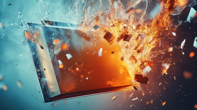 dynmics bursting folder in a fluid style